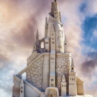 #image_title White Sandcastle ALT