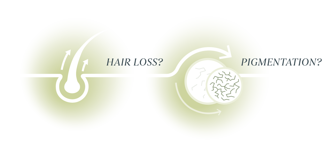 Hairloss, pigmentation